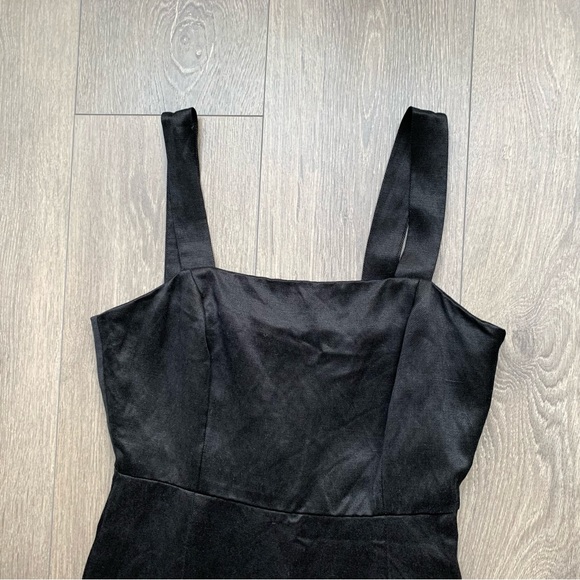 Aritzia Wilfred Rosemond Mini Dress Linen Black Size 0 - Picture 5 of 14